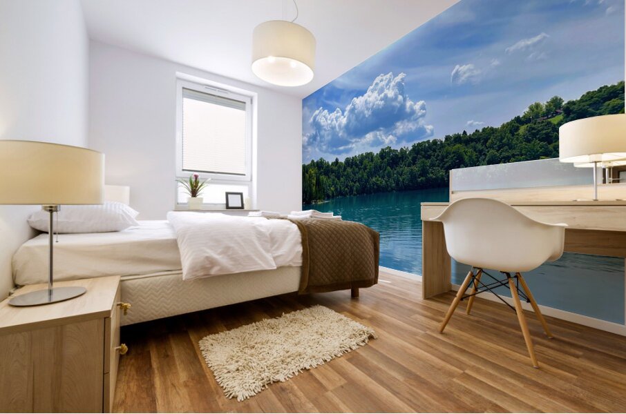 Ethereal Fire Rainbow Mural print