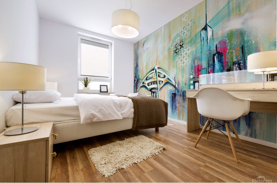 LAX XIII  Mural print