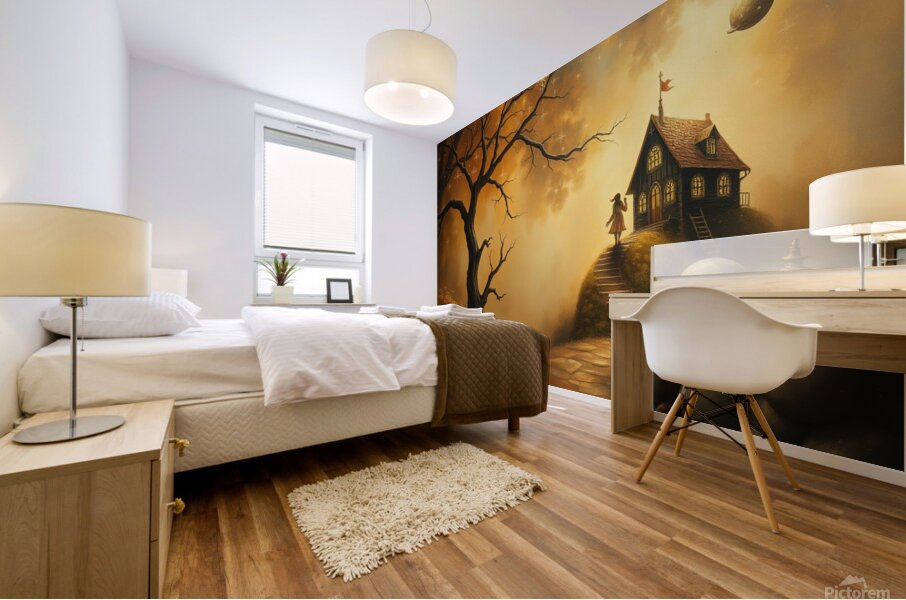 Fantasy wall art painting 3 Mural print