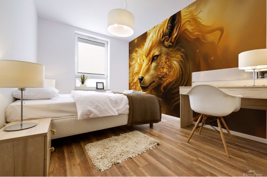 The fox is the thinker of the forest and the owner of mental tricks. Mural print