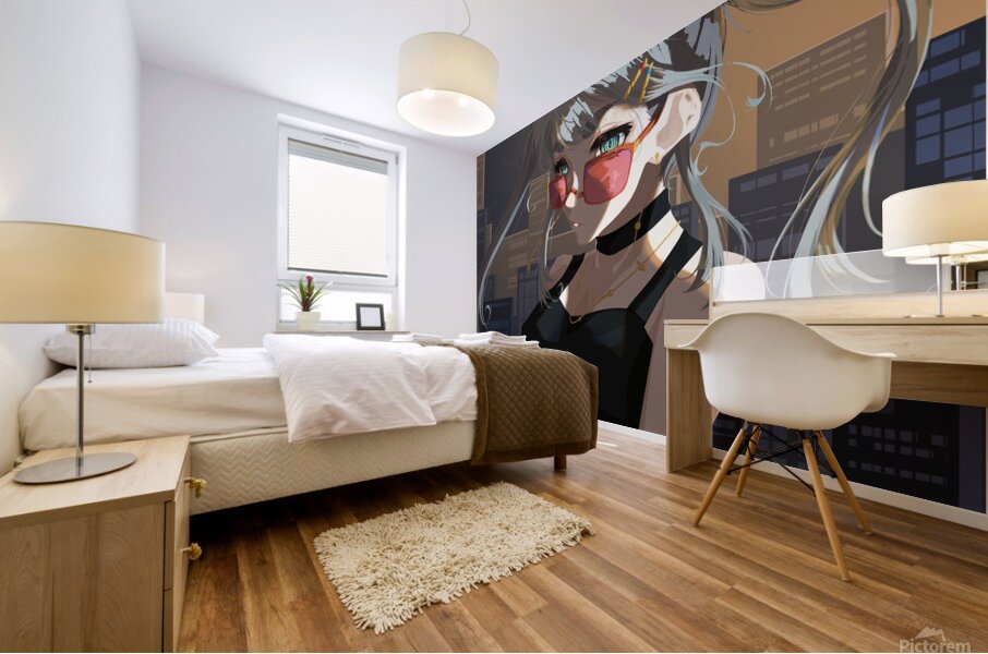 Salian   in the city  Mural print