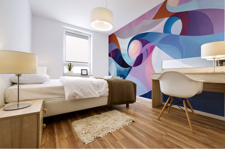 Chromatic Rhapsody 9P3N7H 55 Mural print