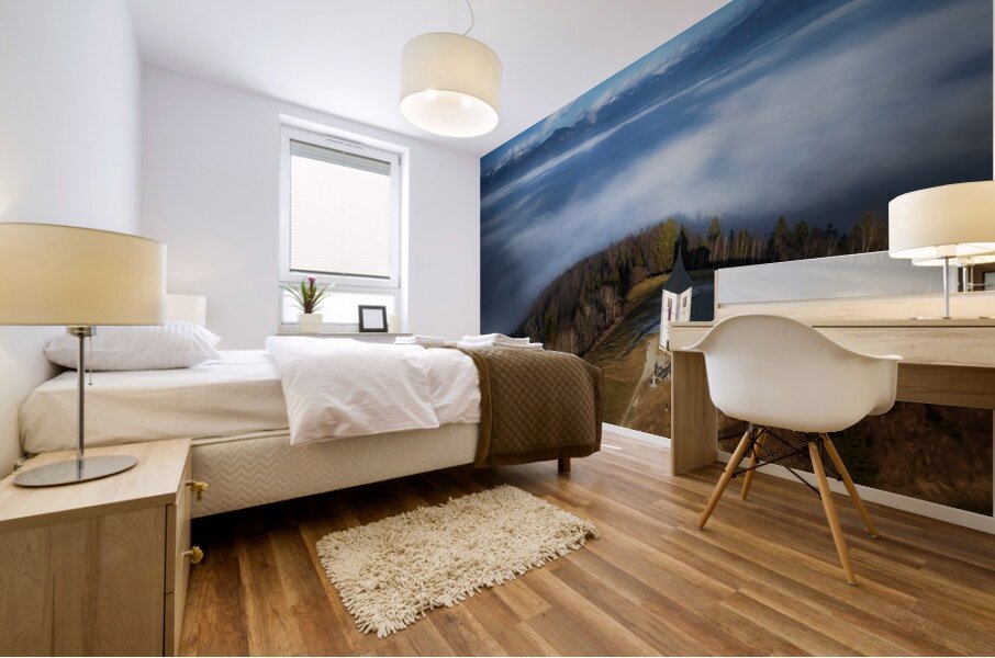 Sanctuary Above The Clouds Mural print