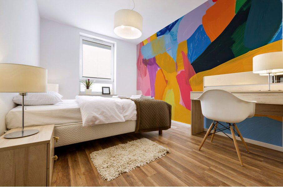 Chromatic Rhapsody J9P4H2 57 Mural print