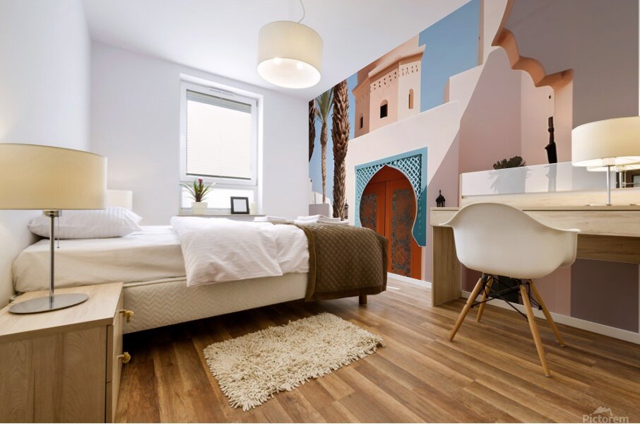 Bohemian Arches Mural print