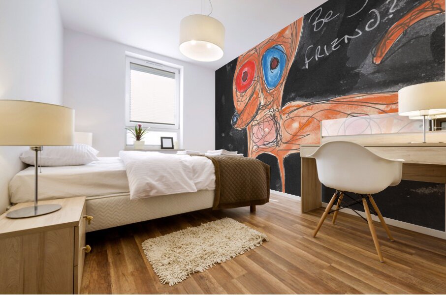 Be MY friend Mural print