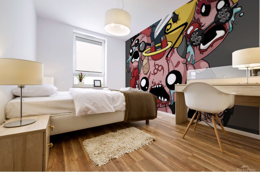 the binding of isaac Mural print