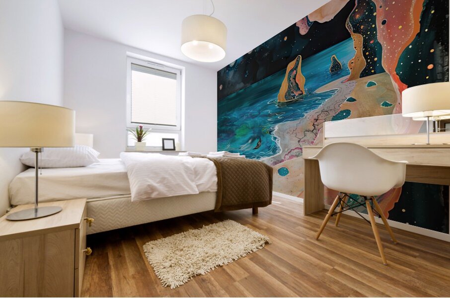 Cosmic Shoreline 7H29P4 49 Mural print