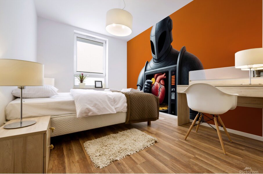 The Cost of Feeling Mural print