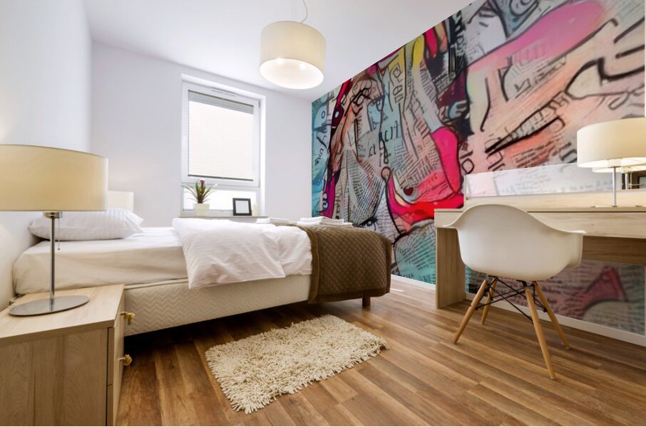 Narrative Figures Mural print