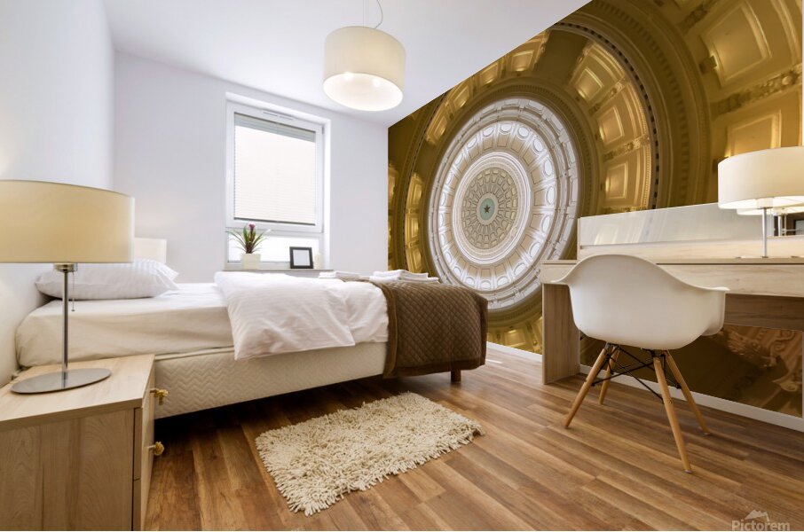 Texas Capitol Rotunda Mural print