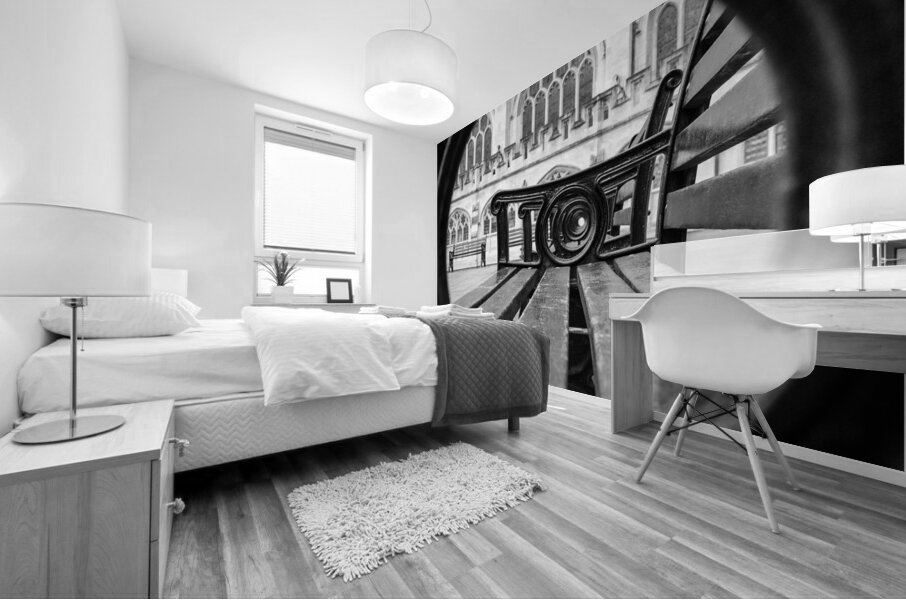 Bench Circles Mural print