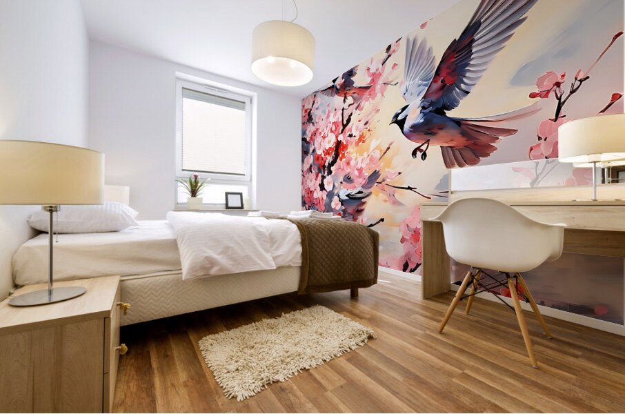 Avian Bloom 6 Mural print
