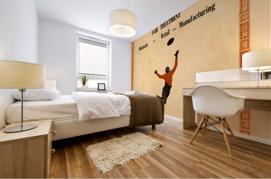 Early 1900s C and S Sporting Goods Ad in Austin Mural print