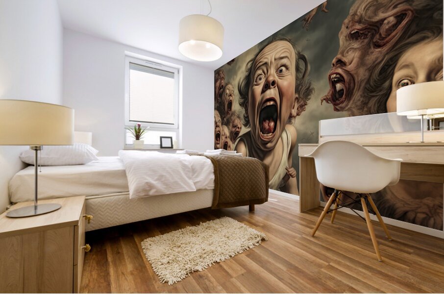 FACE YOUR FEARS 6 Mural print