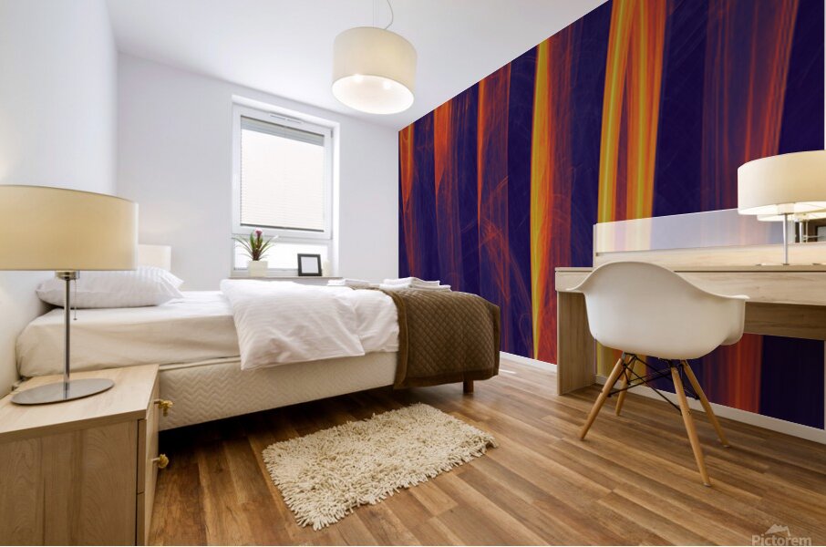 Pick a Stroke Mural print