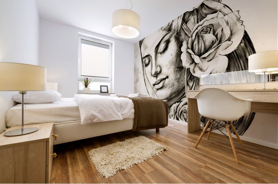 ArtX 539 woman Mural print