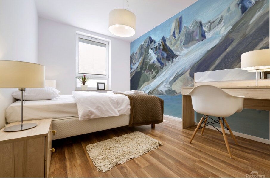 Mount Asgard Nunavut Mural print