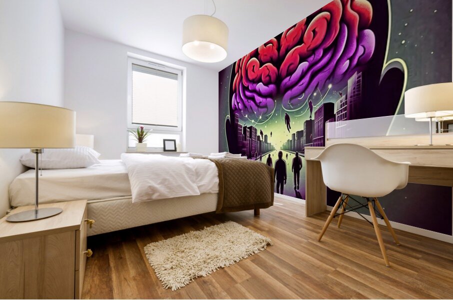 Braineeez 883 Mural print