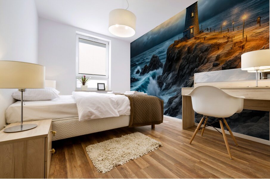 TOP OF THE HILL Mural print