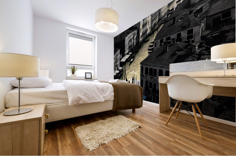 VENICE SUNRISE......SELECTIVE COLORING Mural print