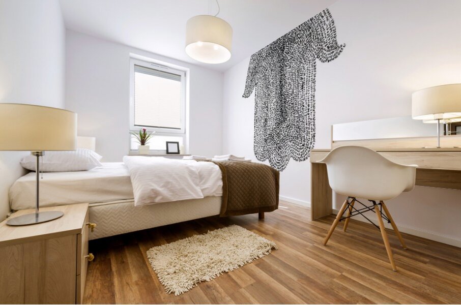 Hamsa Micro-Blessing Mural print