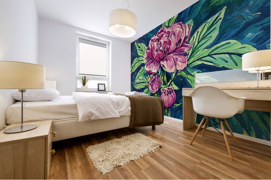 ArtXcl 015 Flower Mural print