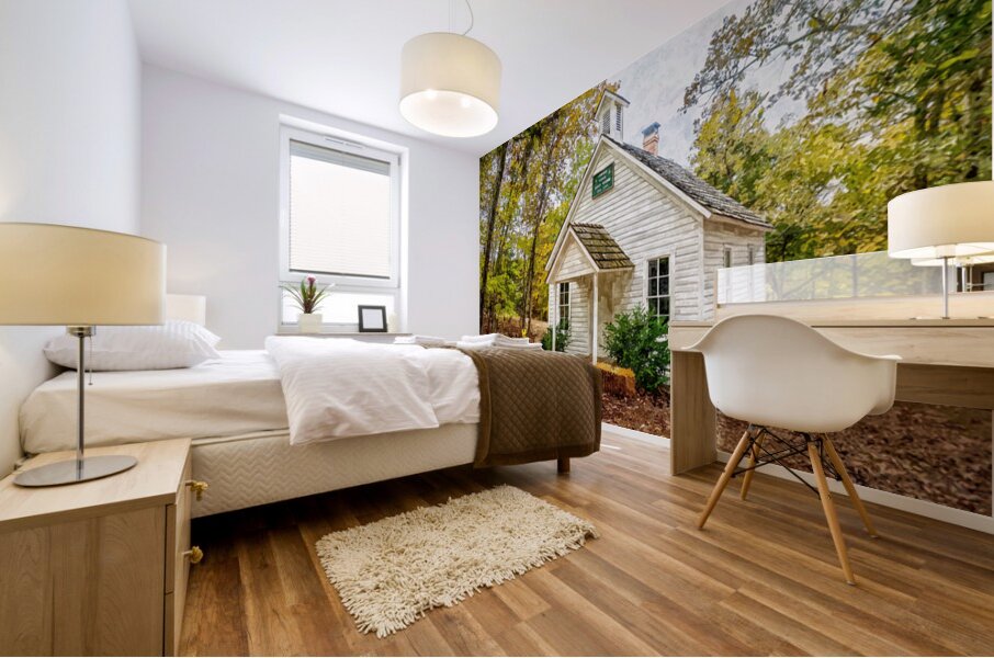 Old One Room Schoolhouse Concord Mural print