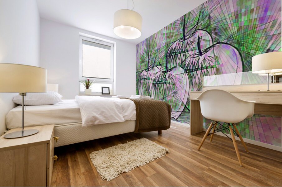 ArtXcl 301 apples pencil sketch Mural print