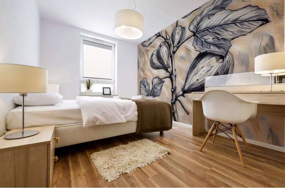 ArtXcl 333 common fig pencil sketch Mural print