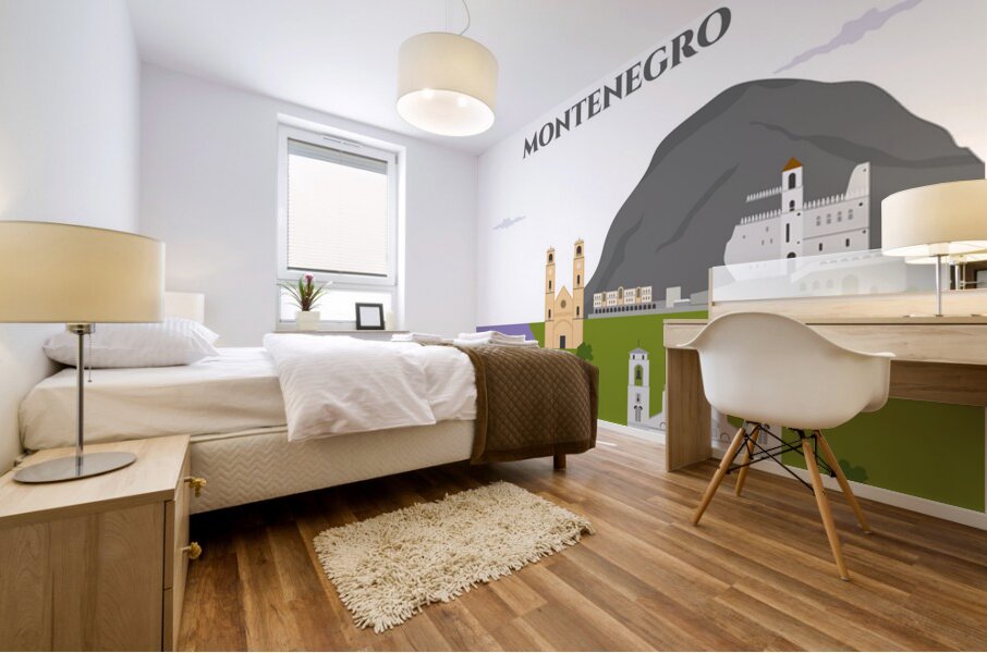 Welcome to Montenegro Mural print