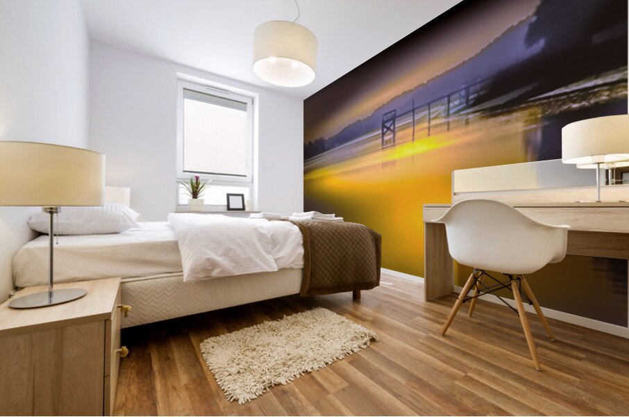 SC Inland Coastal Waterway Dock Mural print