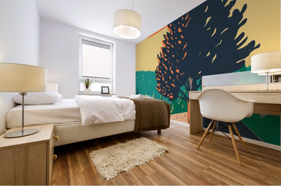 Roosevelt Lodge Mural print