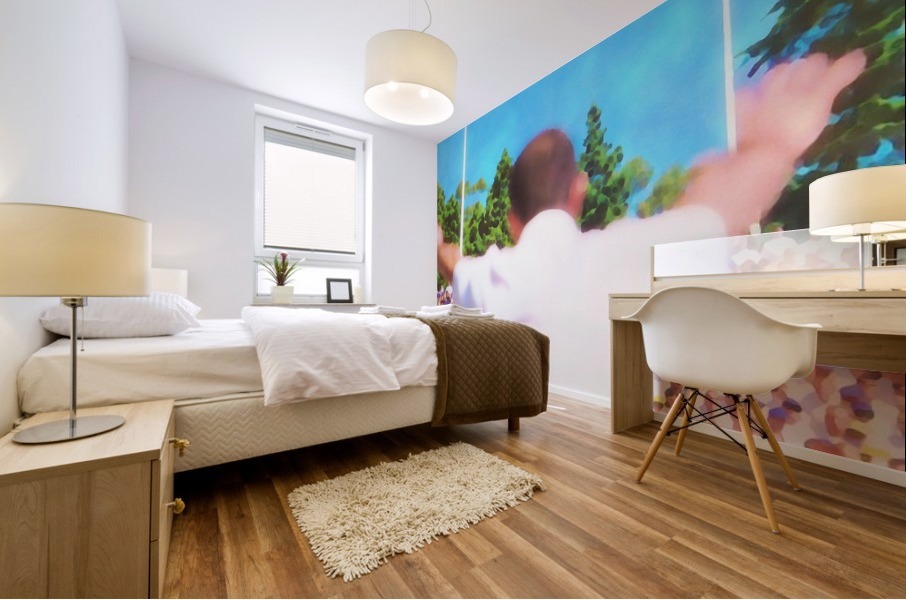 Football Watercolor Art_Vintage College Football Art Prints_Best Football Stadium Art_California Art Mural print