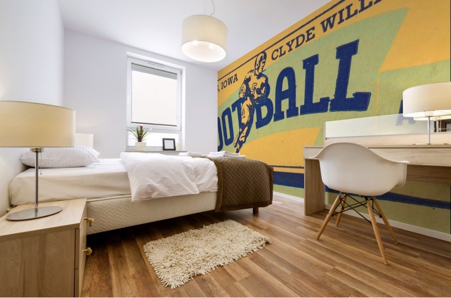 1939 Ames Football Admit One Ticket Mural print