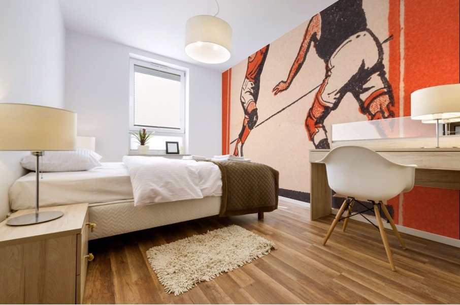 1924 Ten Tricks in Basketball  Mural print