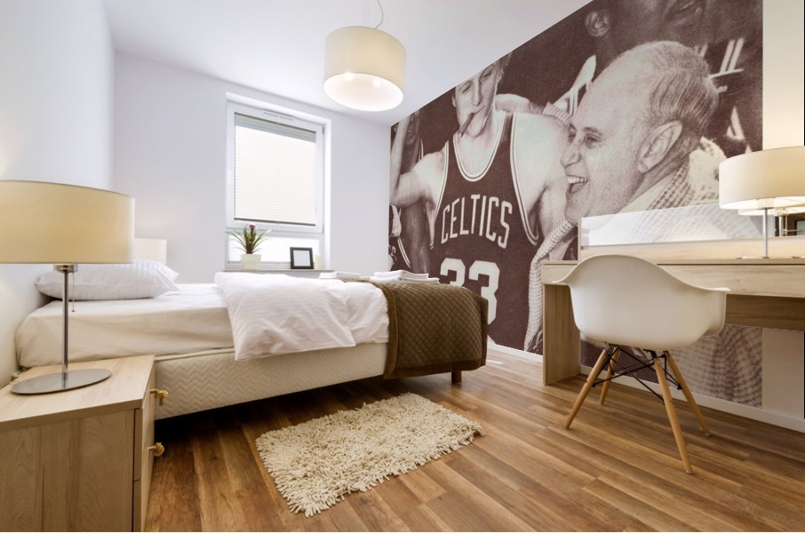 1981 Larry Bird Cigar Photo Wall Art Mural print