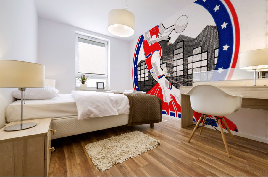 1984 NBA All-Star Game Ticket Wall Art Mural print