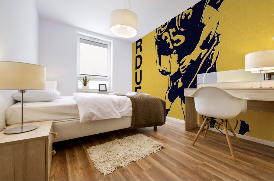 1974 Purdue Football Art Mural print