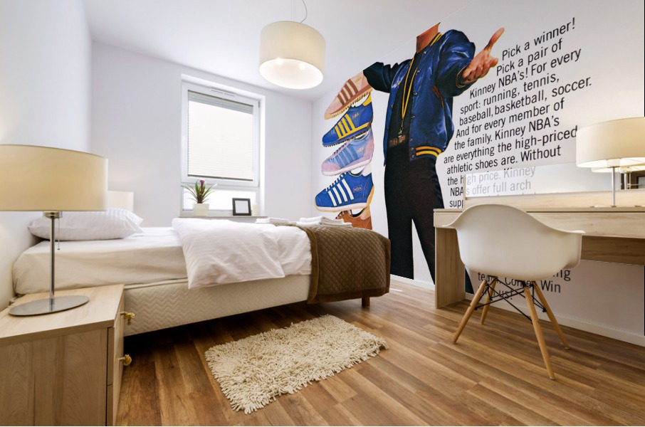 1979 Kinney NBA Shoes Ad Mural print
