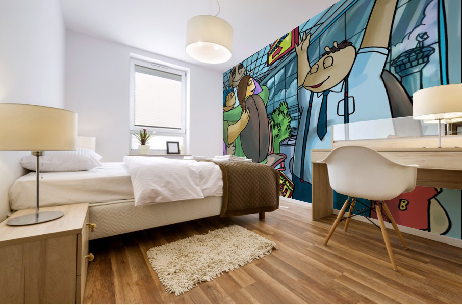 Back to College - Bugville Critters Mural print