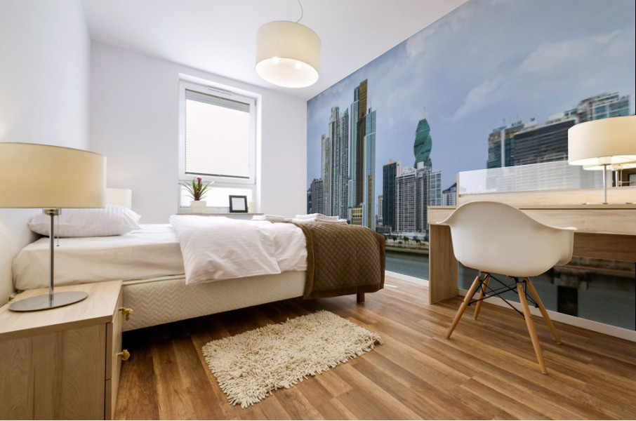Panama City Panorama Mural print