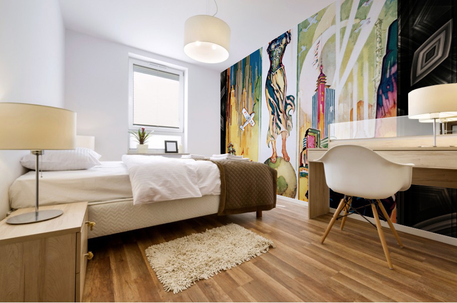 Chicago Worlds Fair - A Century of Progress Vintage Art Poster Mural print