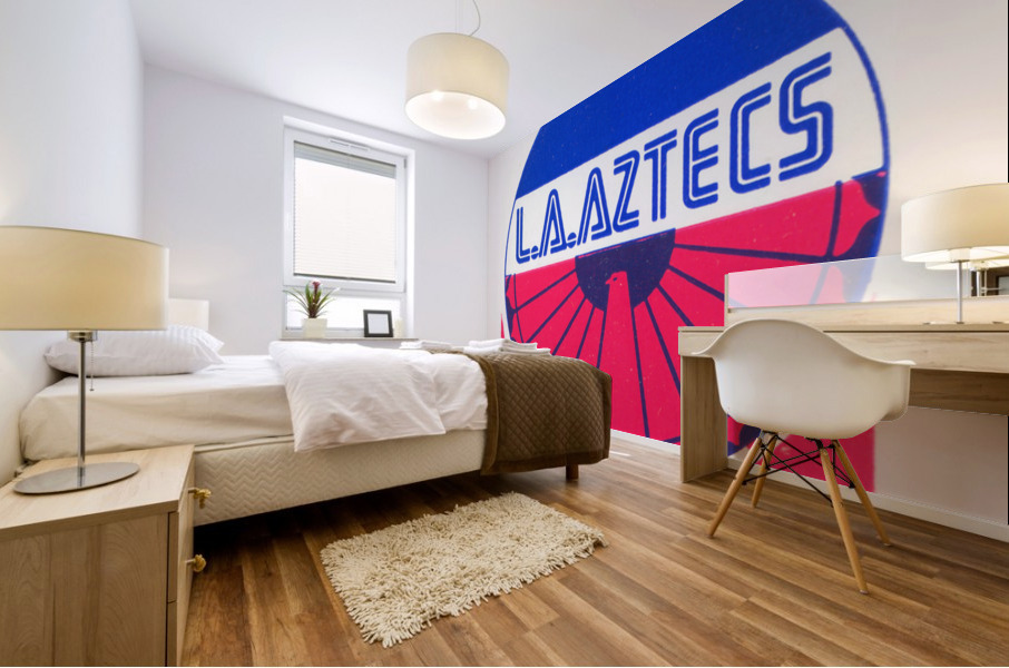 1980 LA Aztecs Soccer Ticket Stub Art Mural print