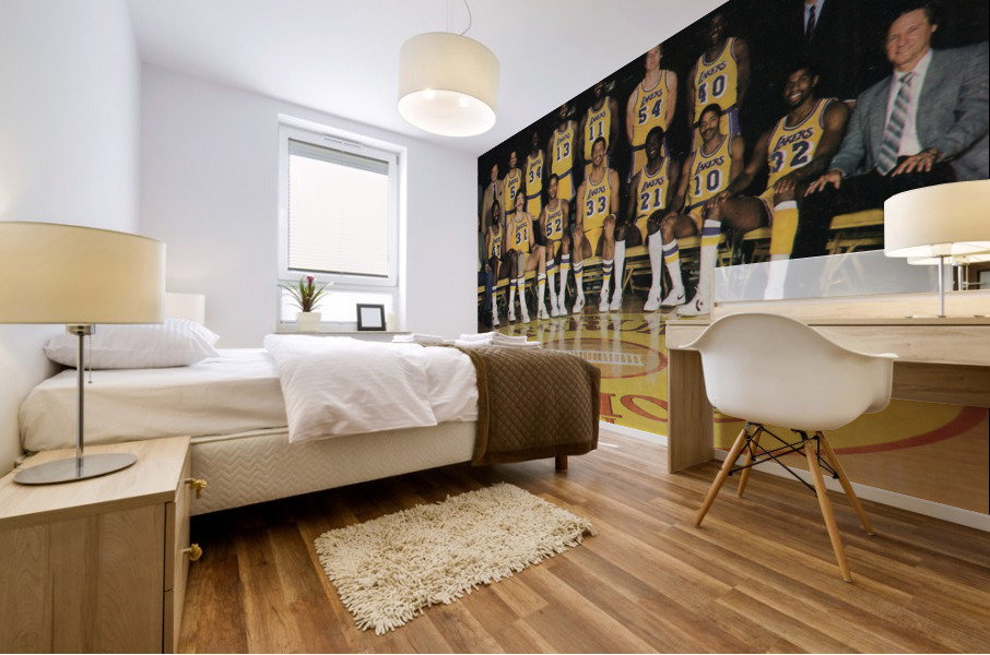 1982 Los Angeles Lakers Team Photo Poster Mural print