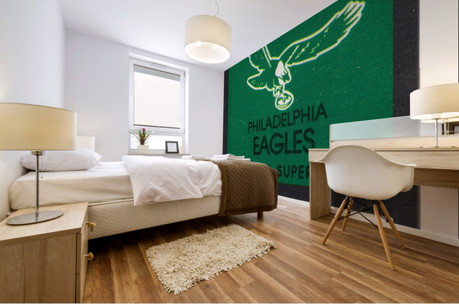 1985 New Orleans Saints vs. Eagles Ticket Canvas Mural print