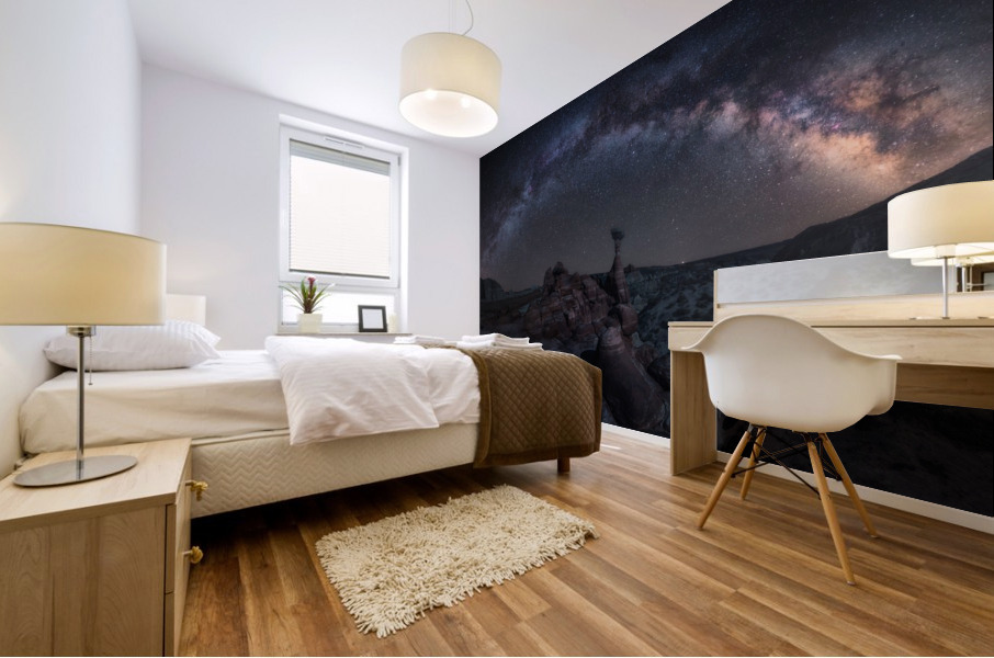 Toadstool Night Mural print