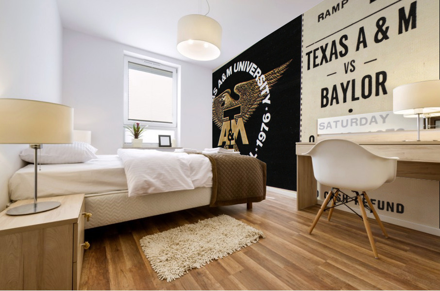 1976 Texas A&M vs. Baylor Mural print