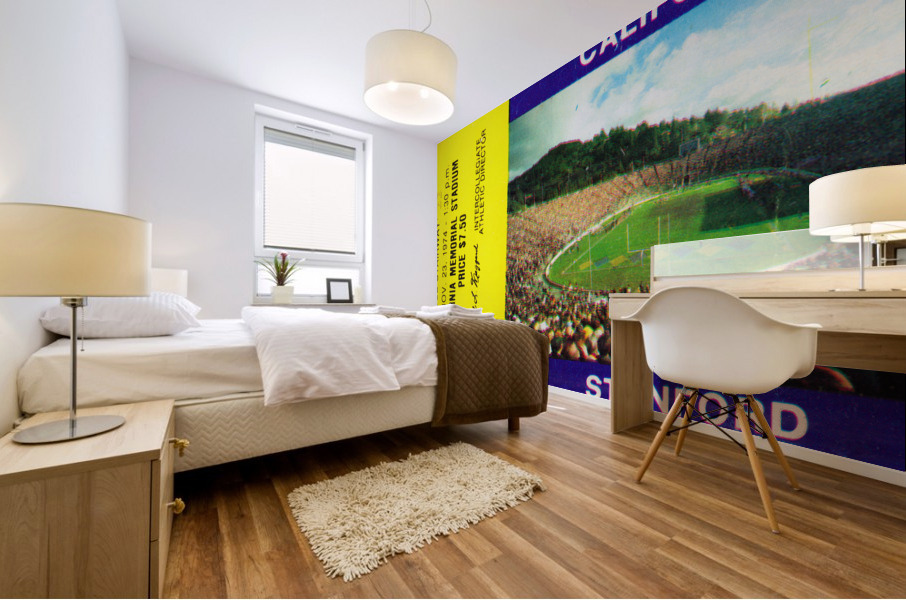 1974 California Bears vs. Stanford Cardinal Mural print