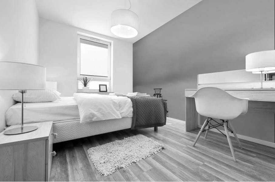 Chairway to Heaven BW Mural print